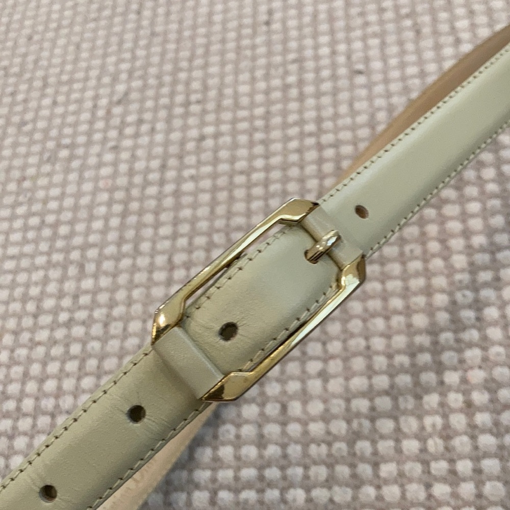 Vintage authentic Dior aniline cowhide belt